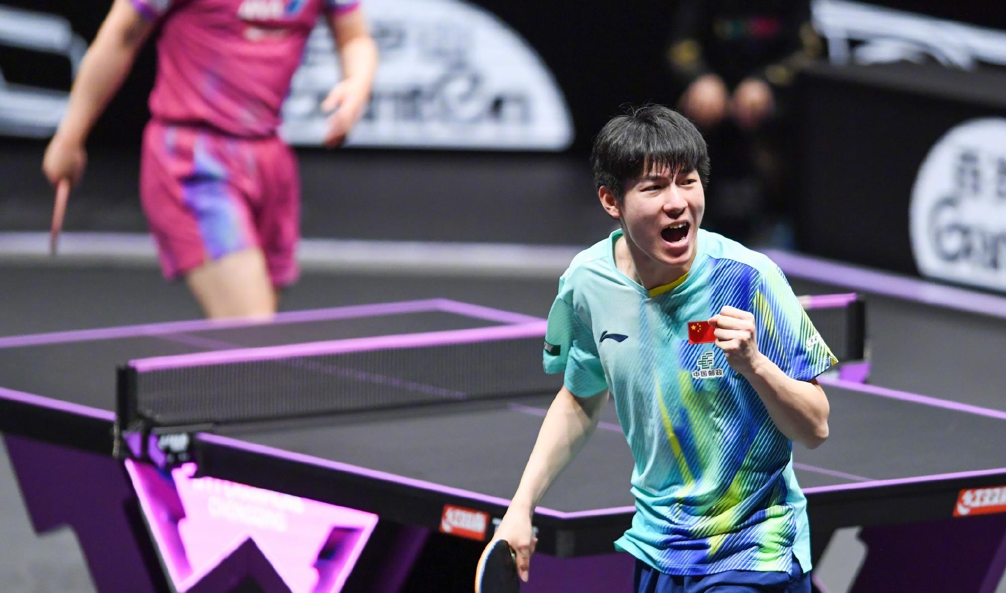 澳客官网-4-2淘汰张本智和！国乒19岁1米86新星崛起冲冠：单局21-19太刺激